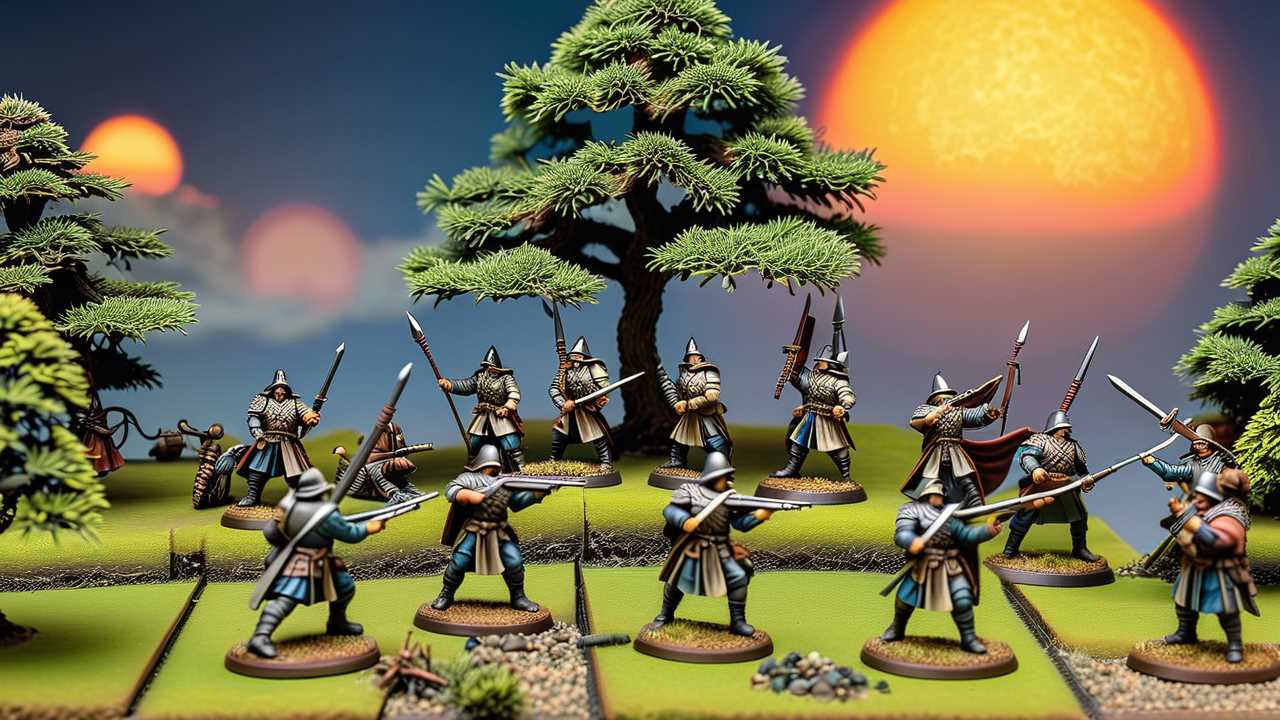 What tactics should I use in miniature wargaming?