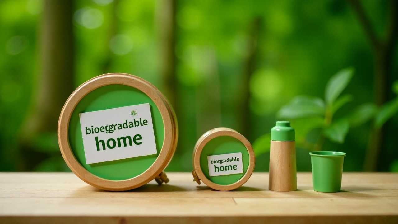 What biodegradable home goods should I consider?