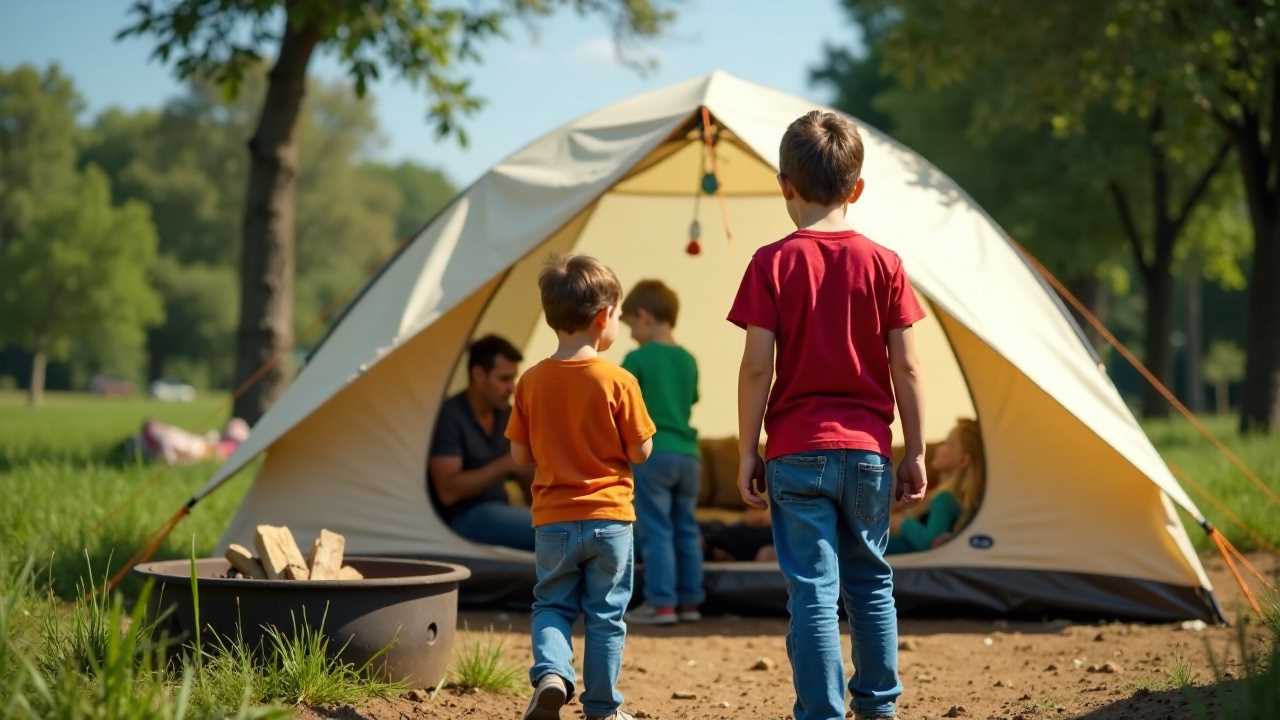 What challenges can we do as a family while camping?