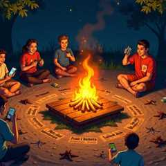 What storytelling activities can we do around the campfire?