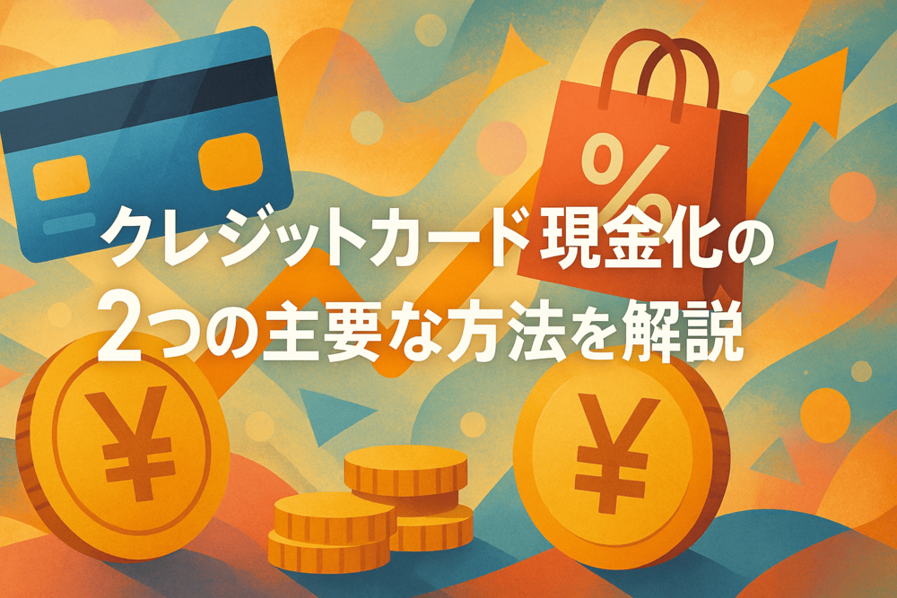 クレジットカード現金化の2つの主要な方法を解説