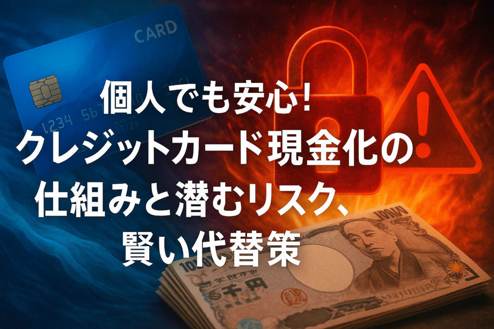 個人でも安心！クレジットカード現金化の仕組みと潜むリスク、賢い代替策