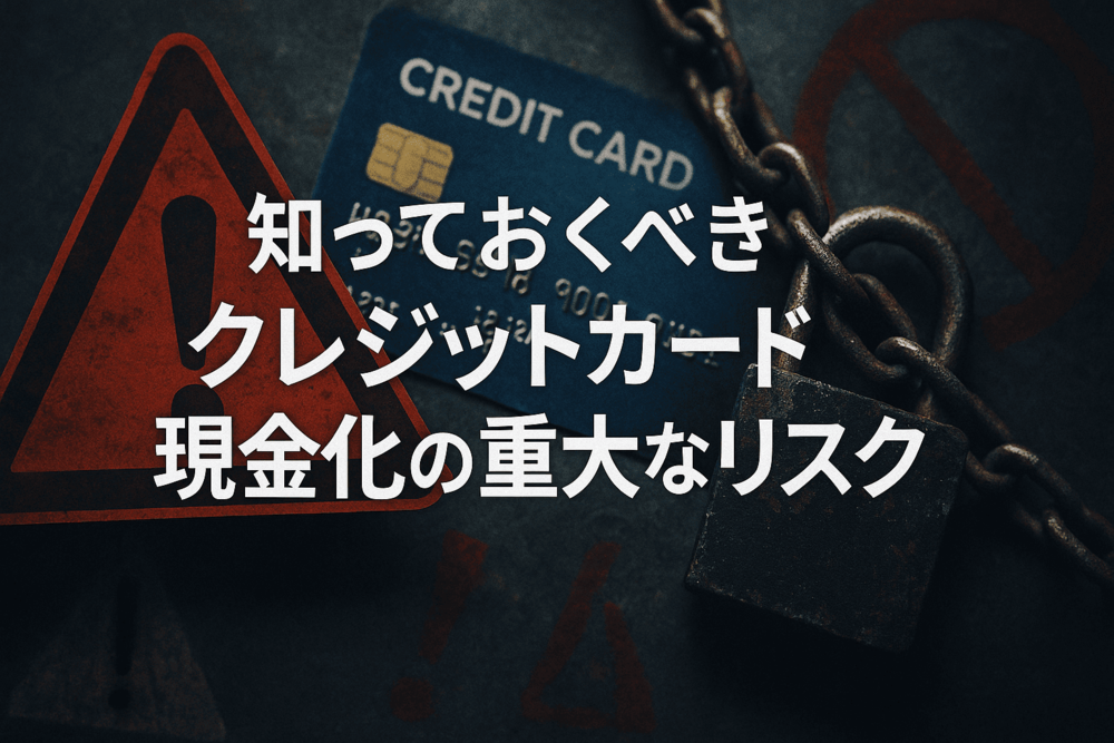 知っておくべきクレジットカード現金化の重大なリスク